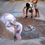 How To Create 3D Street Paintings With Chalks
