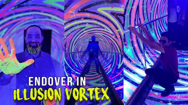 it's a thumbnail for vortex tunnel process video tunnel pro