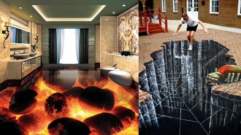 Impact of 3D Floor Stickers on Interiors