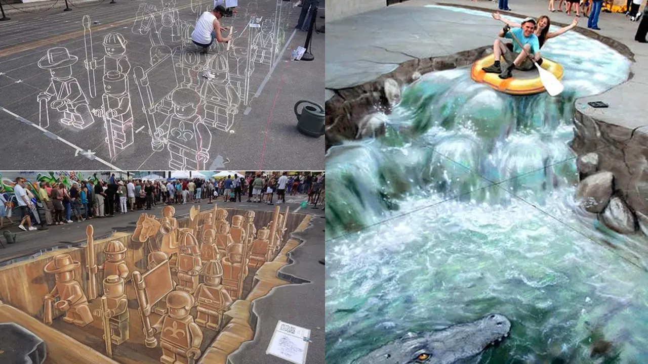 Traditional 3D Street Art