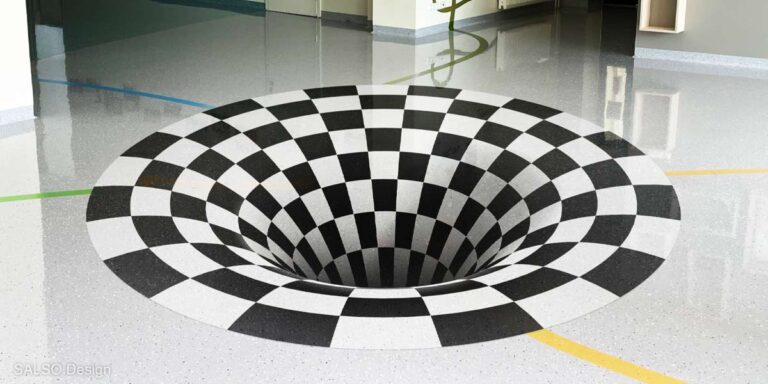 3d illusion hole preview in action