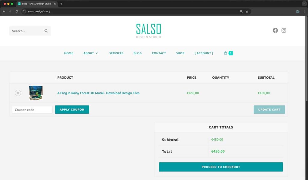 view card in salso shop
