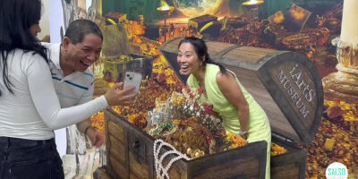 An exciting museum made only with 3D mural design!