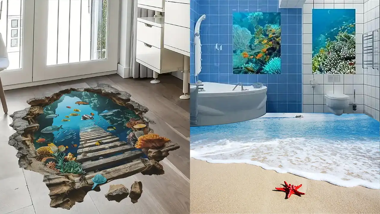 3D Floor Stickers and Epoxy