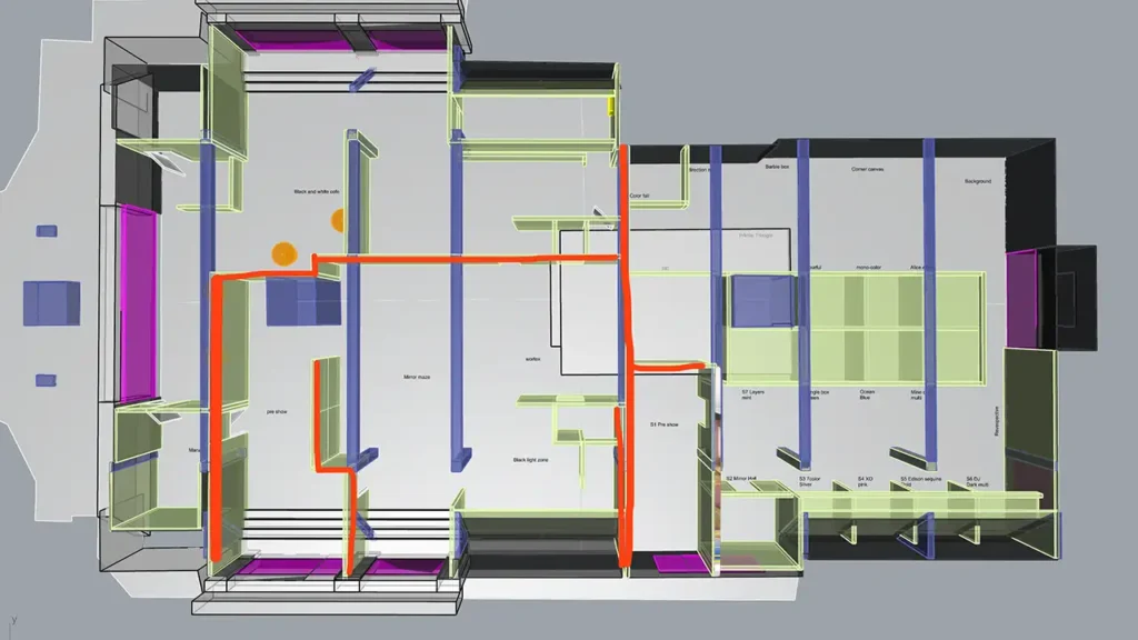 A detailed layout of Namak Abrood Theme Park, designed to shape a seamless journey through creativity.