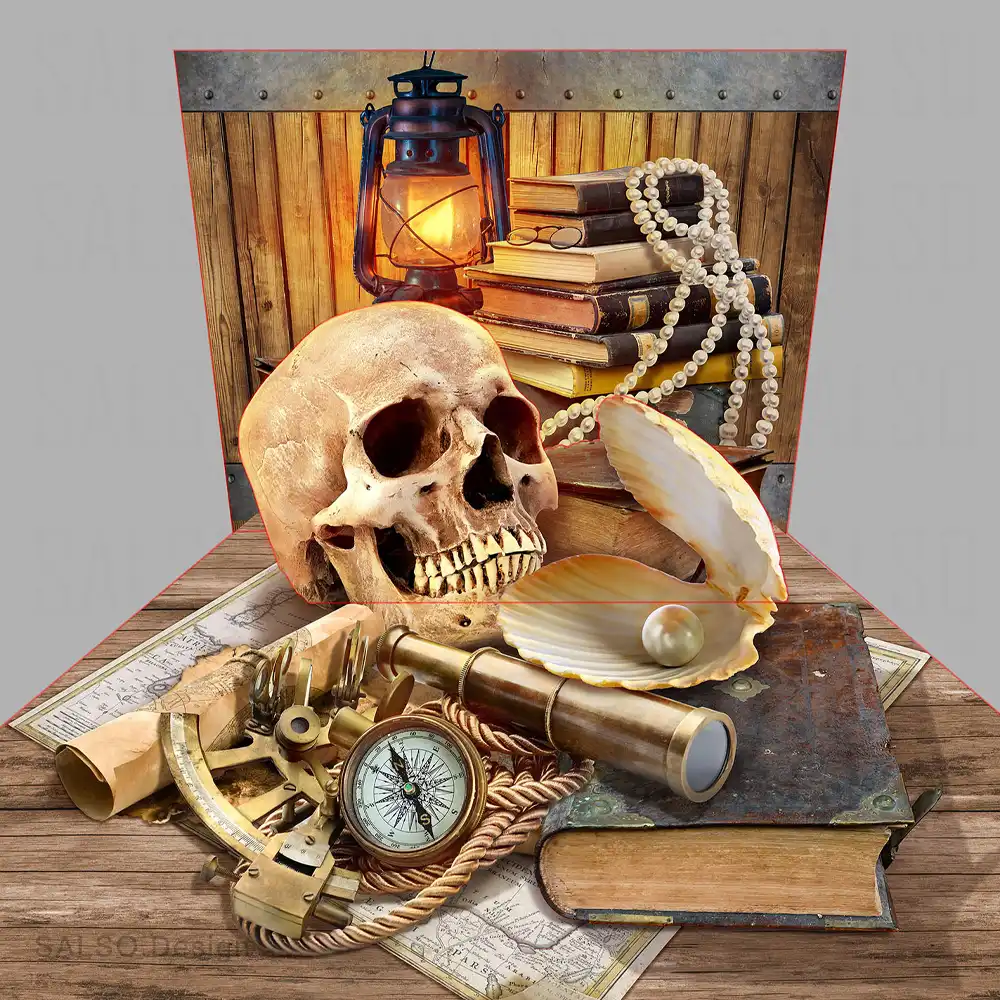 Epic giant pirate scene pops out of the wall – 3D mural sticker - SALSO Design Studio alice effect pirest 3d mural sticker website gallery watermark alice-effect-pirest-3d-mural-sticker-website-gallery-watermark SALSO Design Studio