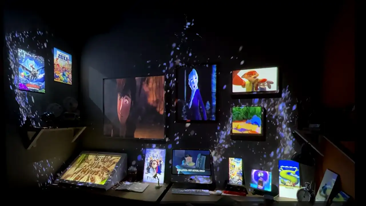 3D Projection Mapping frozen