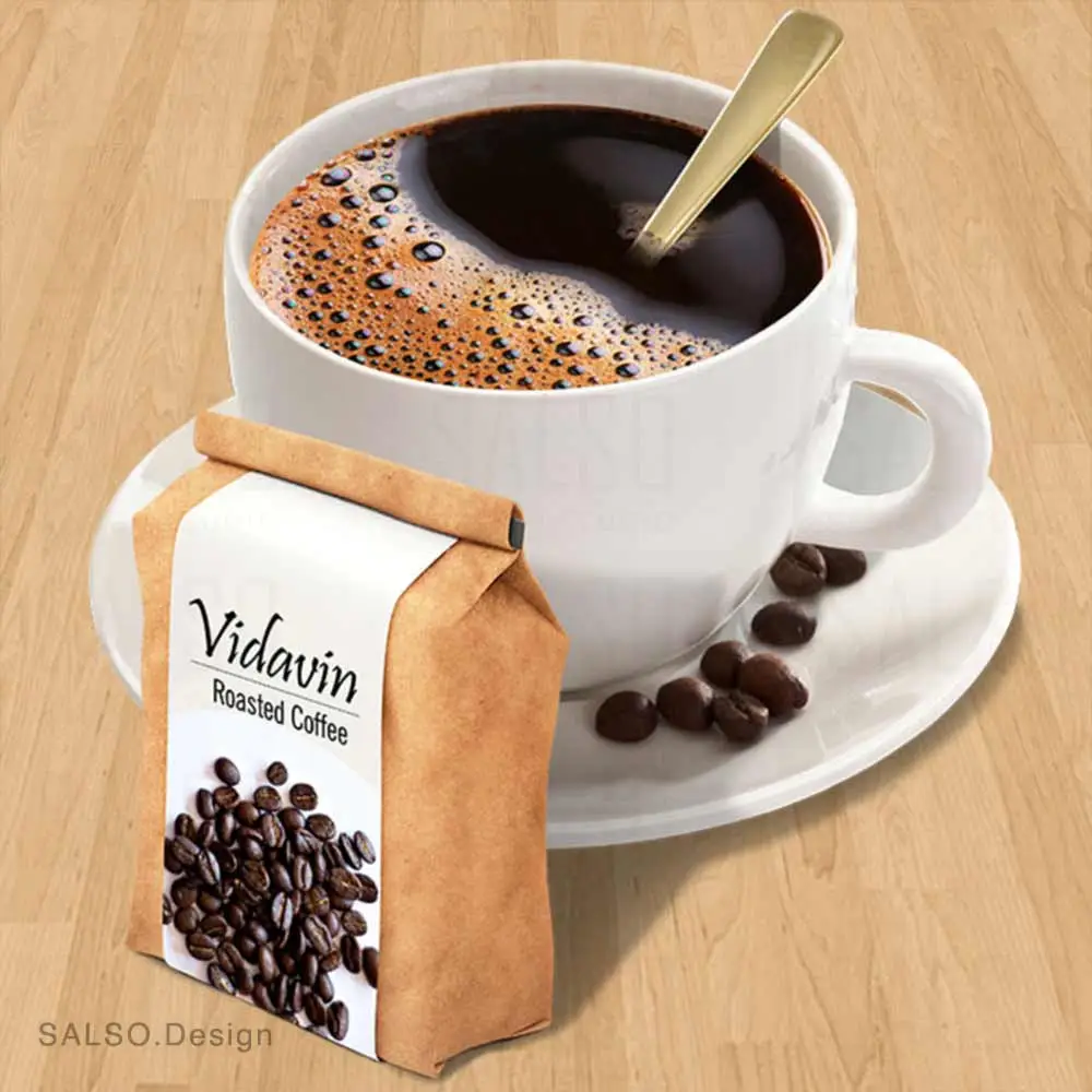 3d coffee cup floor sticker