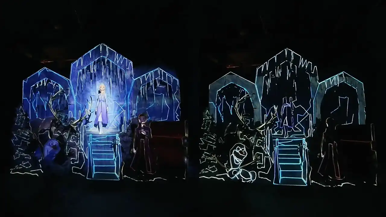 Elsa’s magic comes to life. Frozen brought to light with 3D Projection Mapping!