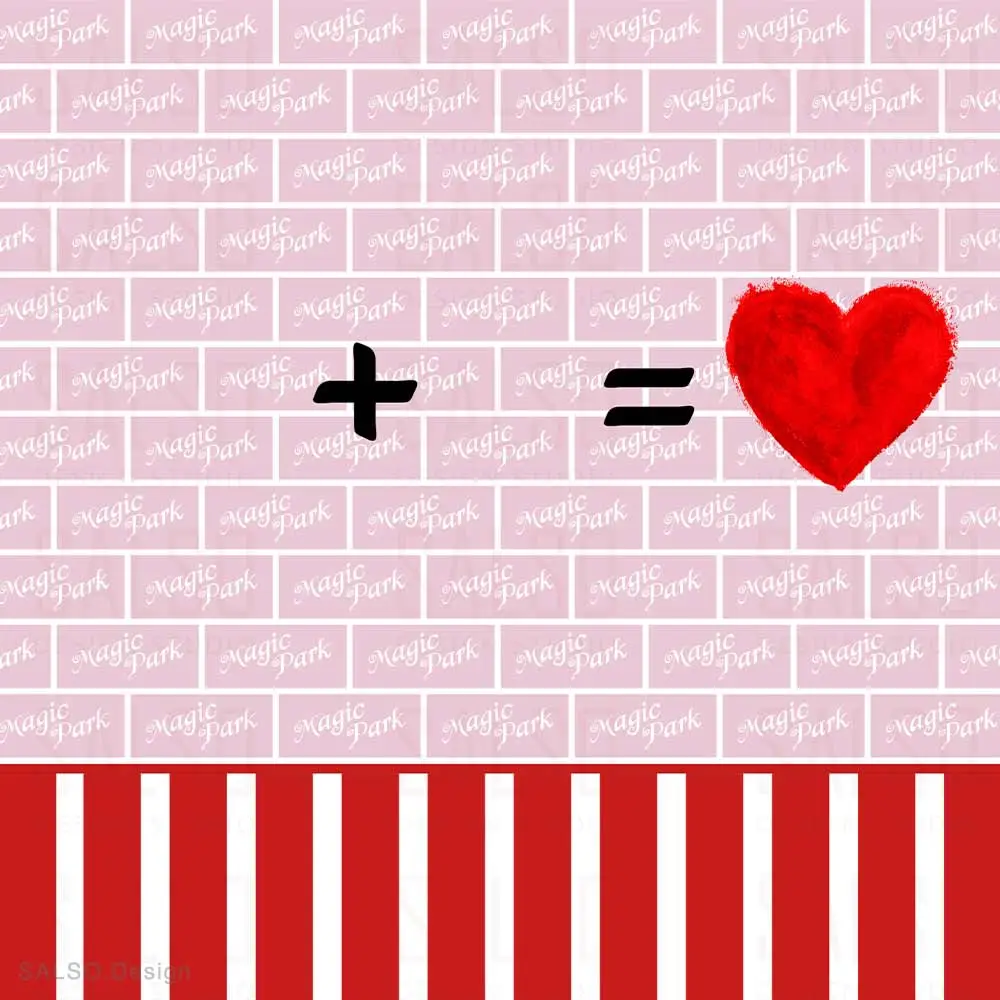 intractive selfie background wall poster of love