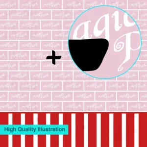 lovely interactive selfie background – wall poster texture [customizable pattern]