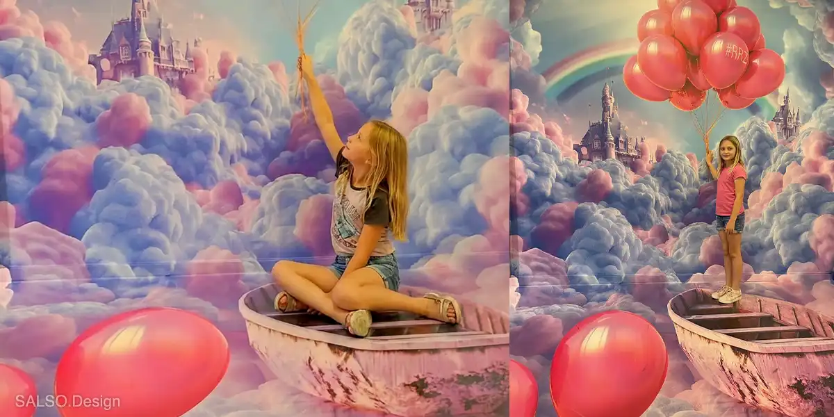 3D Balloon Mural: A Dreamy Backdrop above the cloudes for Stunning Photos - SALSO Design Studio balloons 3d mural sticker intext picture 3 balloons-3d-mural-sticker-intext-picture 3 SALSO Design Studio