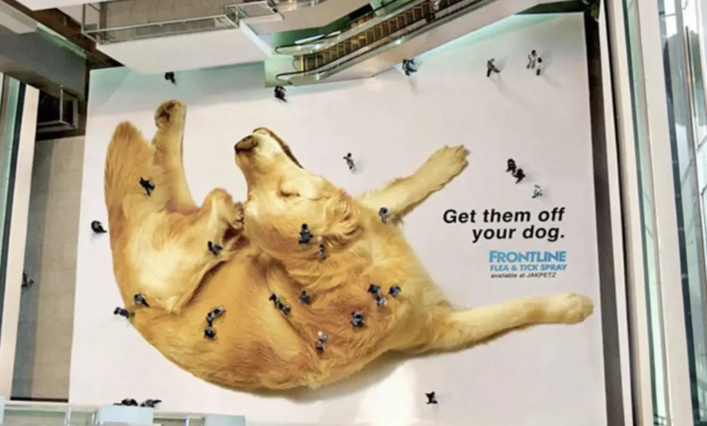 frontline's guerilla marketing idea