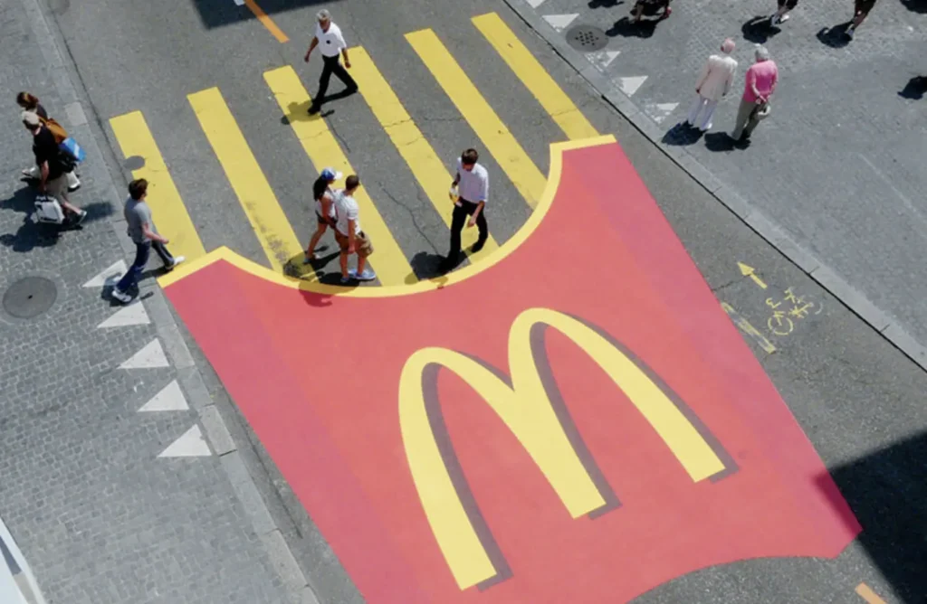 McDonald's guerilla marketing example