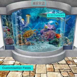 Underwater Aquarium Wall Mural | 3D Photo Spot